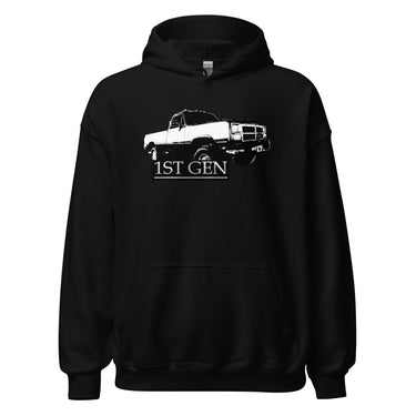 First Gen Dodge Ram Hoodie in Black